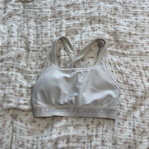 Under Armour White sports bra